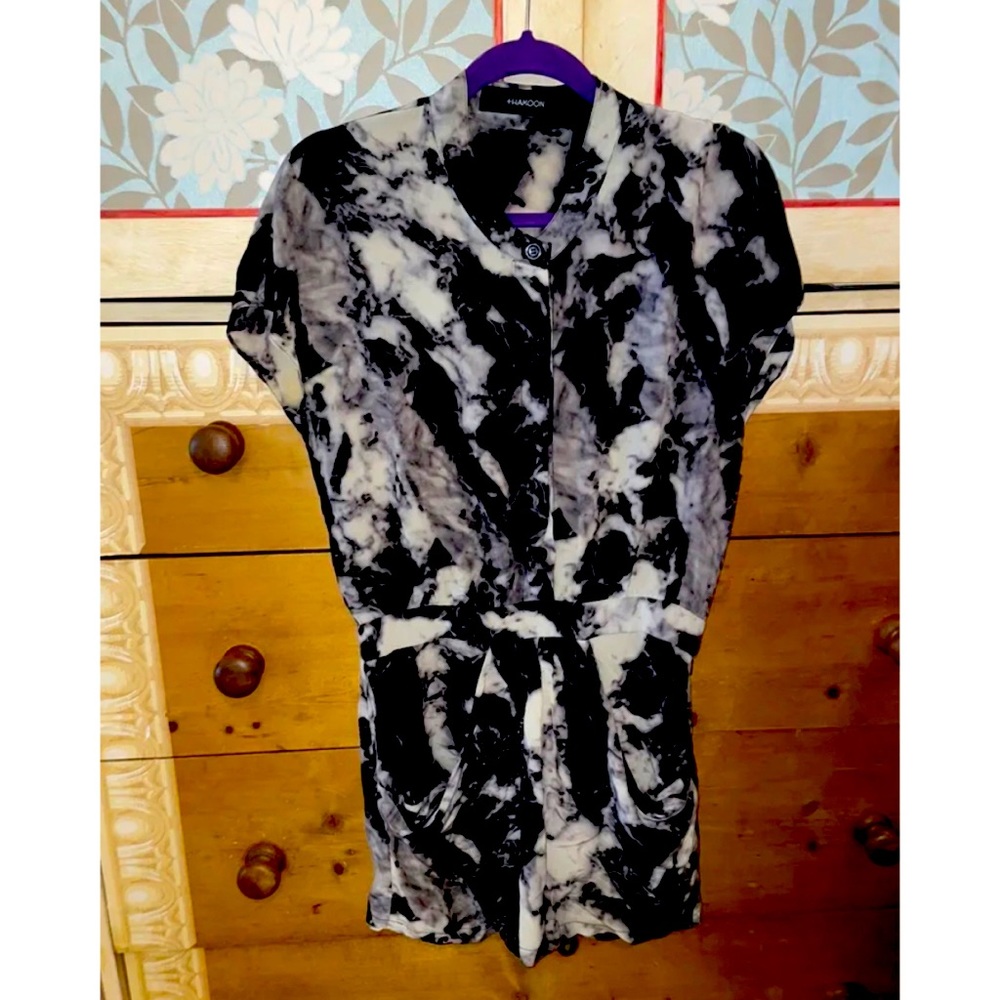 Thakoon Marble Tie Dye Silk Woman's Romper Size 2